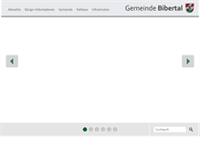 Tablet Screenshot of bibertal.de